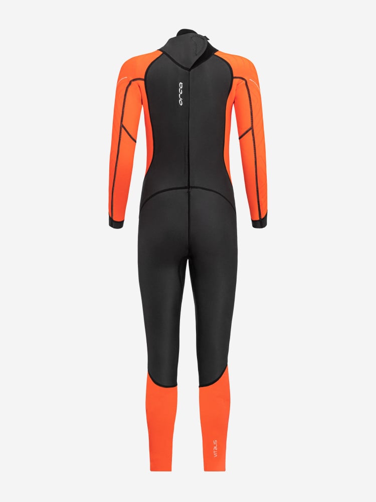 Orca Vitalis Squad Hi-Vis 2/5mm Junior Openwater Wetsuit 2025 - Orange/Black