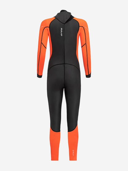 Orca Vitalis Squad Hi-Vis 2/5mm Junior Openwater Wetsuit 2025 - Orange/Black
