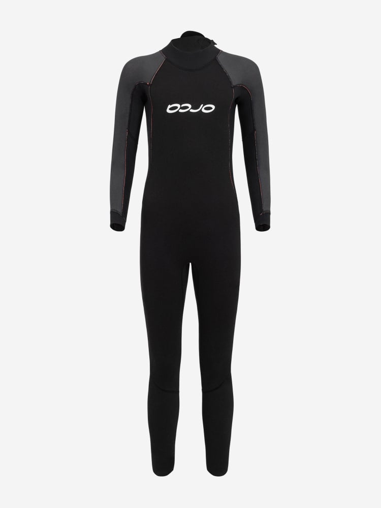 Orca Vitalis Squad Hi-Vis 2/5mm Junior Openwater Wetsuit 2025 - Orange/Black
