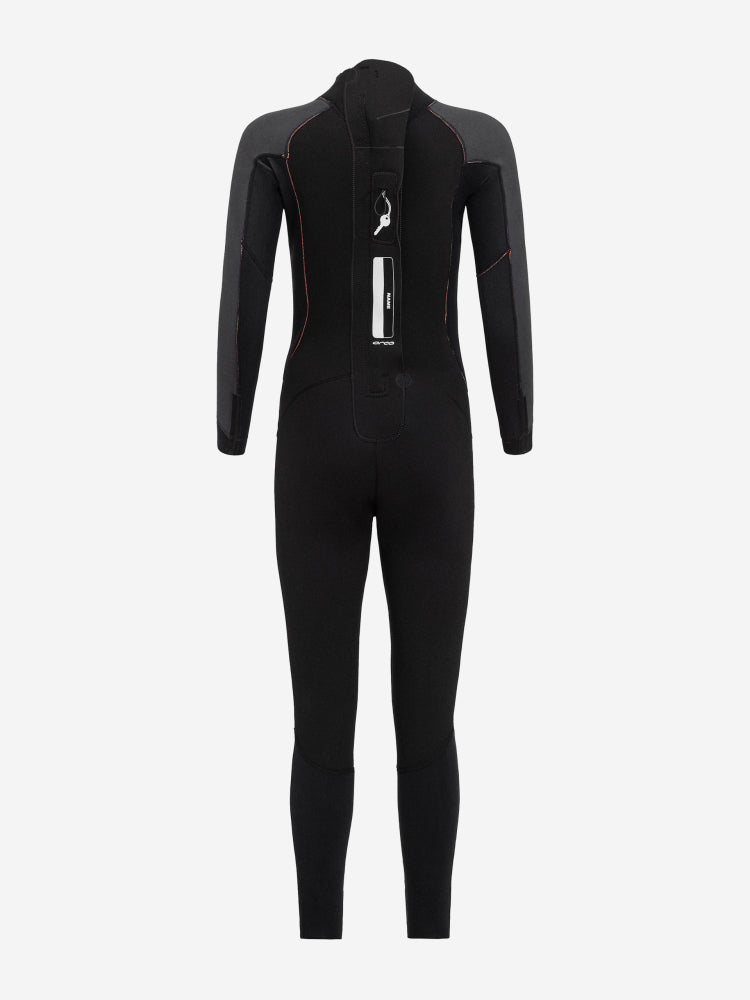 Orca Vitalis Squad Hi-Vis 2/5mm Junior Openwater Wetsuit 2025 - Orange/Black