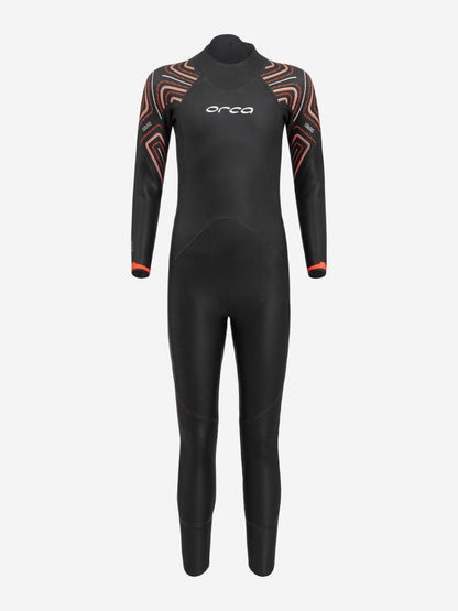 Orca Zeal Squad  4mm Junior Openwater Wetsuit - Black/Orange