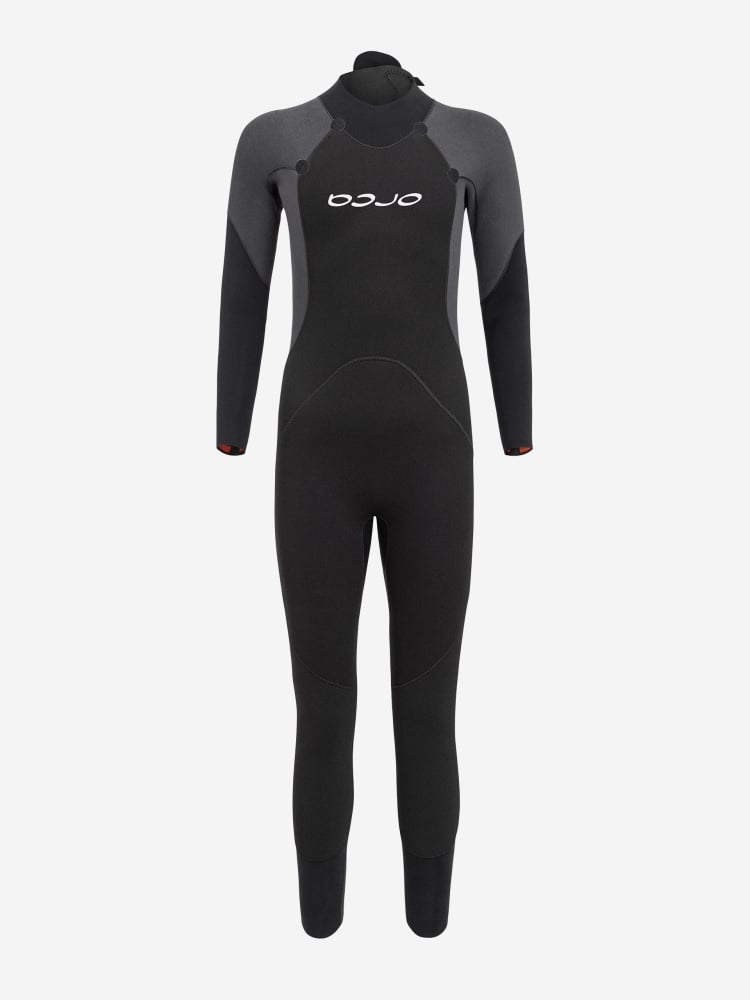 Orca Zeal Squad 4mm Junior Openwater Wetsuit 2025 - Black/Orange