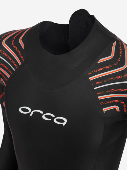 Orca Zeal Squad 4mm Junior Openwater Wetsuit 2025 - Black/Orange