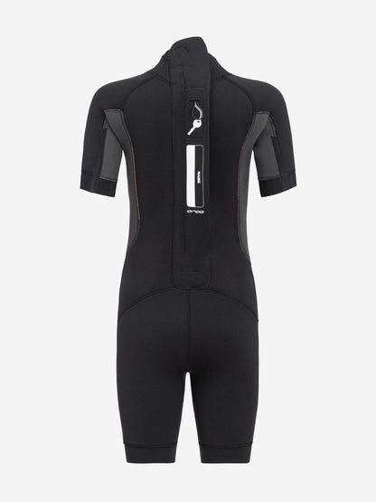 Orca Vitalis Squad Shorty Junior Openwater Wetsuit 2025 - Black/Orange