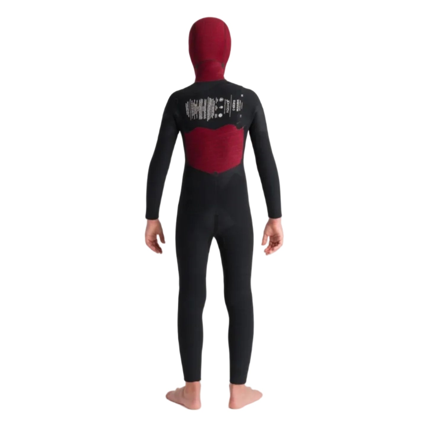 C-Skins NuWave Session 5/4mm Junior GBS Hooded Winter Wetsuit 2026 - Black / Bluestone X / Cool Green