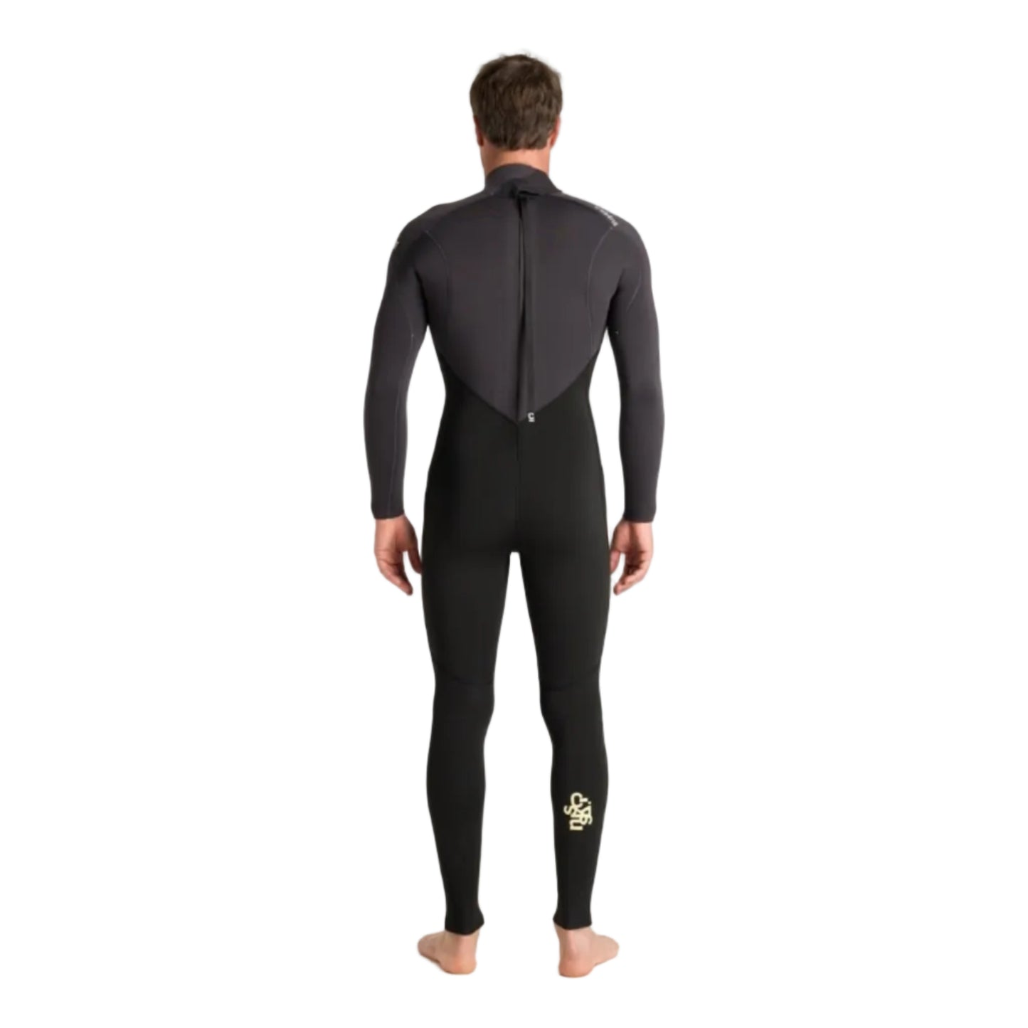 C-Skins NuWave Legend 4/3mm Men's GBS Back Zip Wetsuit 2026 - Black/Meteor/Yellow