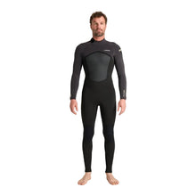 C-Skins NuWave Legend 4/3mm Mens GBS Back Zip Wetsuit in Black/Meteor/Yellow