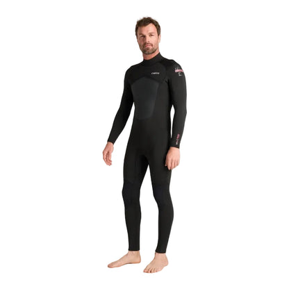 C-Skins NuWave Legend 5/4/3mm Mens GBS Back Zip Winter Wetsuit 2026 - Black/Neon Flare