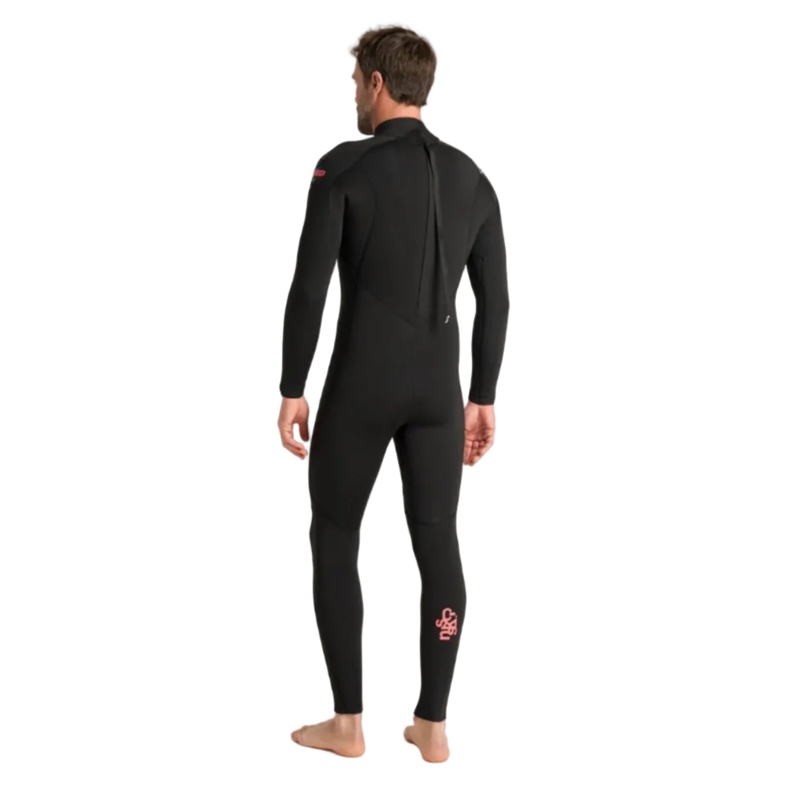 C-Skins NuWave Legend 5/4/3mm Mens GBS Back Zip Winter Wetsuit 2026 - Black/Neon Flare