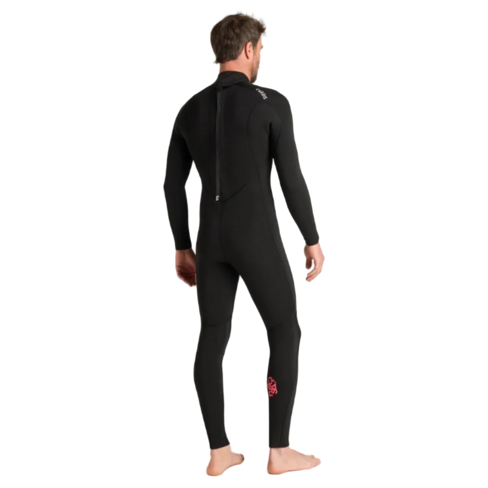 C-Skins NuWave Legend 5/4/3mm Mens GBS Back Zip Winter Wetsuit 2026 - Black/Neon Flare