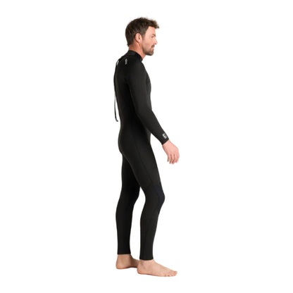 C-Skins NuWave Legend 5/4/3mm Mens GBS Back Zip Winter Wetsuit 2026 - Black/Neon Flare