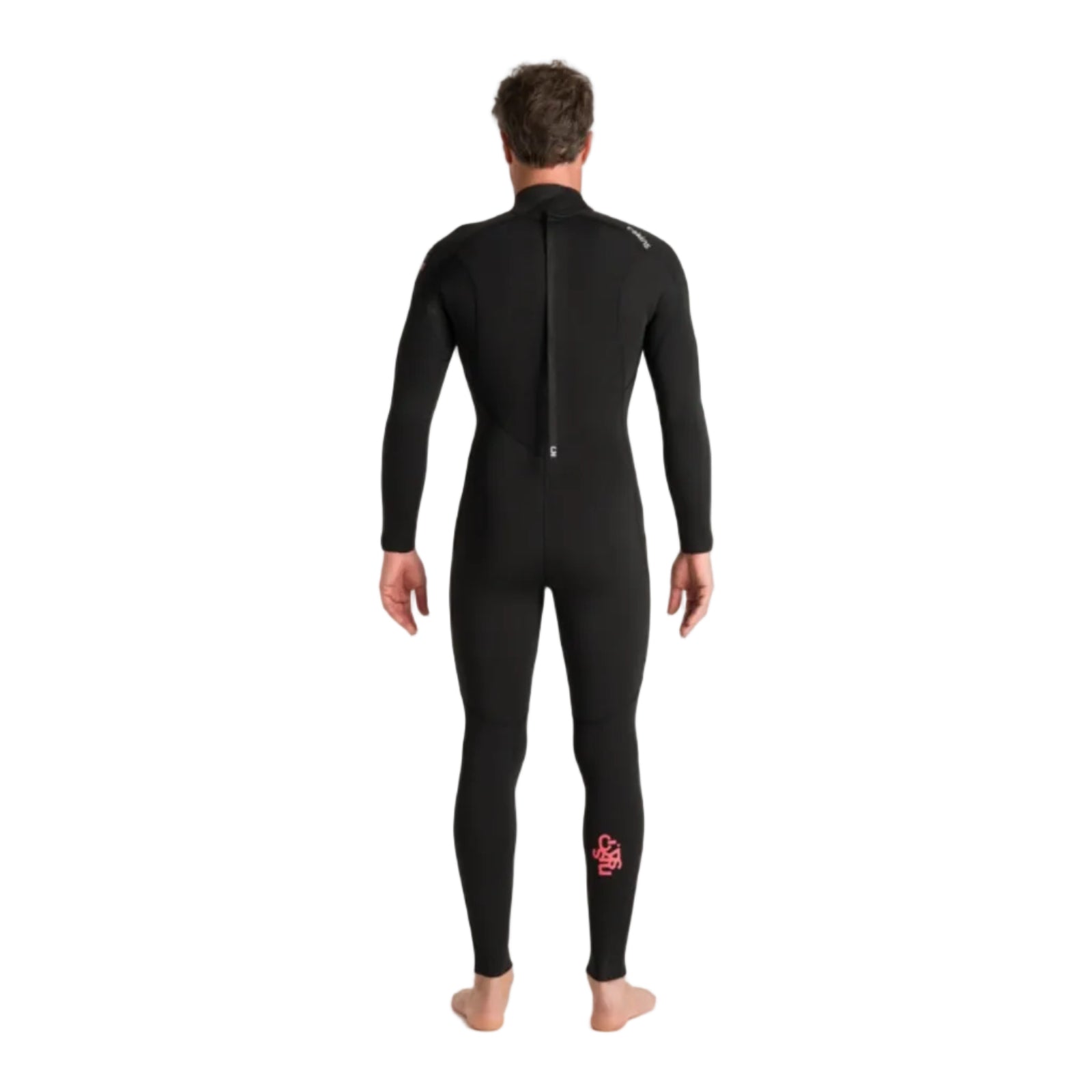 C-Skins NuWave Legend 5/4/3mm Mens GBS Back Zip Winter Wetsuit 2026 - Black/Neon Flare