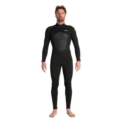 C-Skins NuWave Legend 5/4/3mm Mens GBS Back Zip Winter Wetsuit 2026 - Black/Neon Flare
