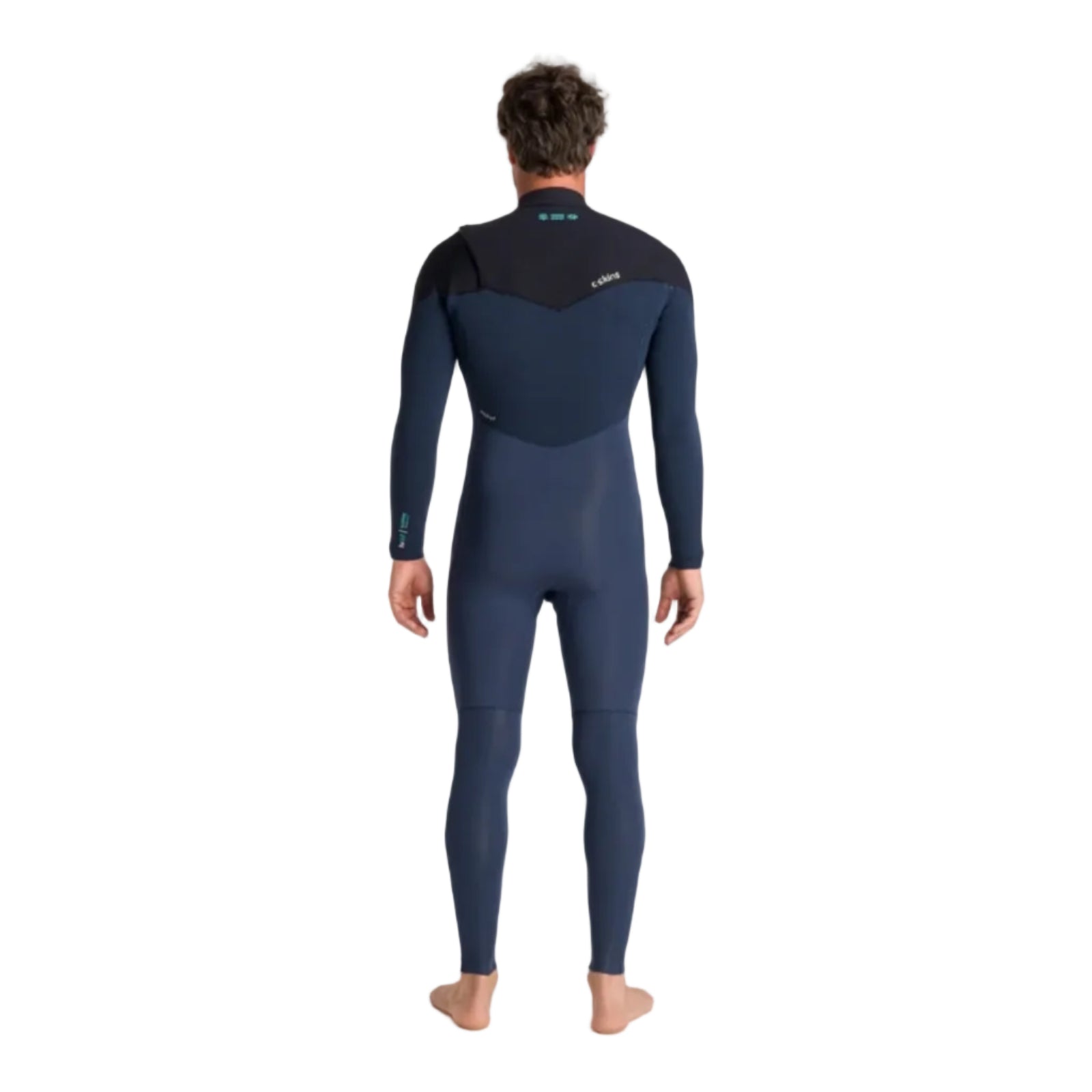 C-Skins NuWave ReWired 3/2mm Mens GBS Chest Zip Wetsuit 2026 - Bluestone / Black