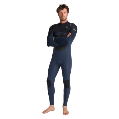 C-Skins NuWave ReWired 3/2mm Mens GBS Chest Zip Wetsuit 2026 - Bluestone / Black