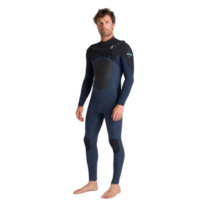 C-Skins NuWave ReWired 3/2mm Mens GBS Chest Zip Wetsuit 2026 - Bluestone / Black