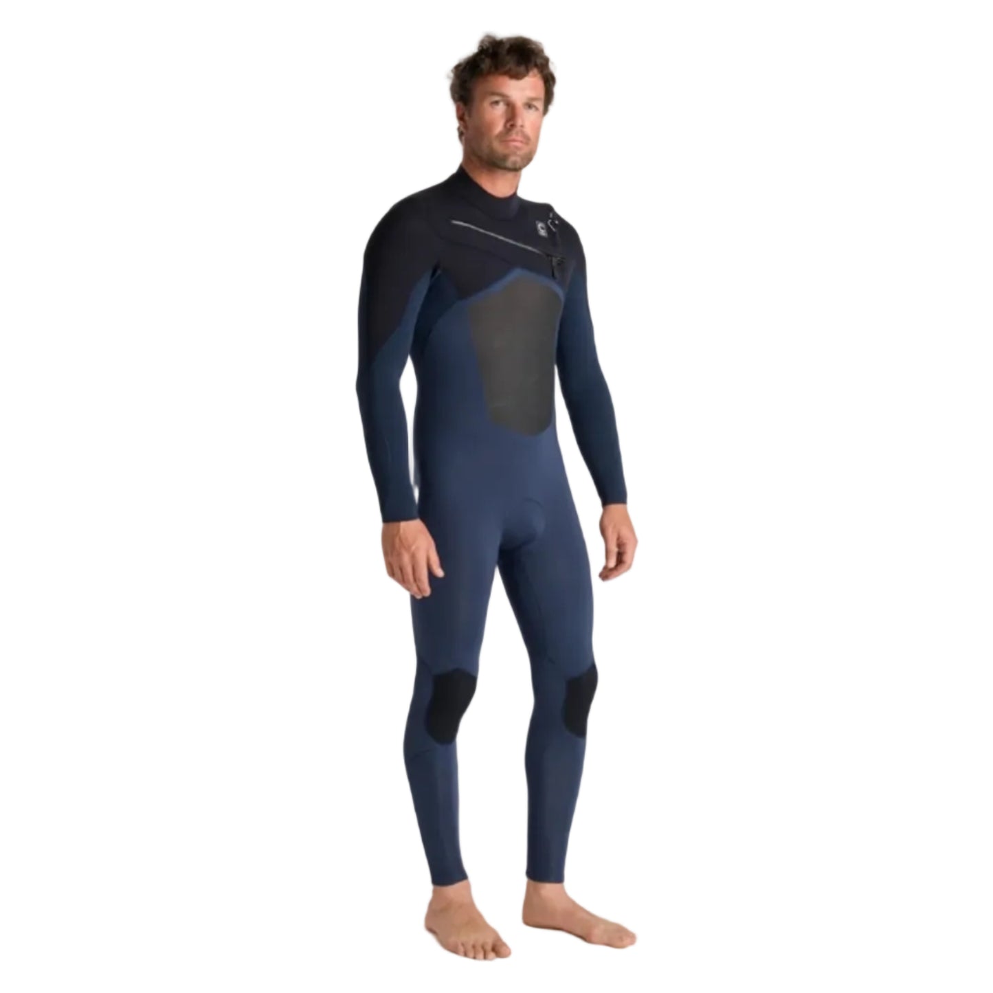 C-Skins NuWave ReWired 3/2mm Mens GBS Chest Zip Wetsuit 2026 - Bluestone / Black