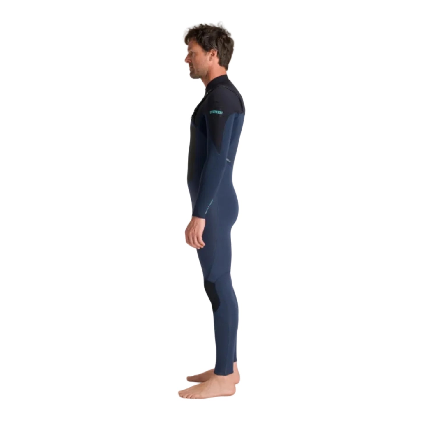 C-Skins NuWave ReWired 3/2mm Mens GBS Chest Zip Wetsuit 2026 - Bluestone / Black
