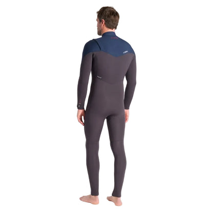 C-Skins NuWave ReWired 5/4mm Mens GBS Chest Zip Winter Wetsuit 2026 - Meteor X / Bluestone X