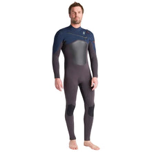 C-Skins NuWave ReWired 5/4mm Mens GBS Chest Zip Winter Wetsuit 2026 - Meteor X / Bluestone X