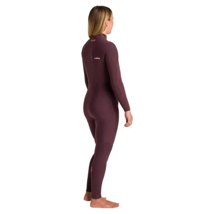 C-Skins NuWave ReWired 4/3mm Womens GBS Chest Zip Wetsuit in Rust
