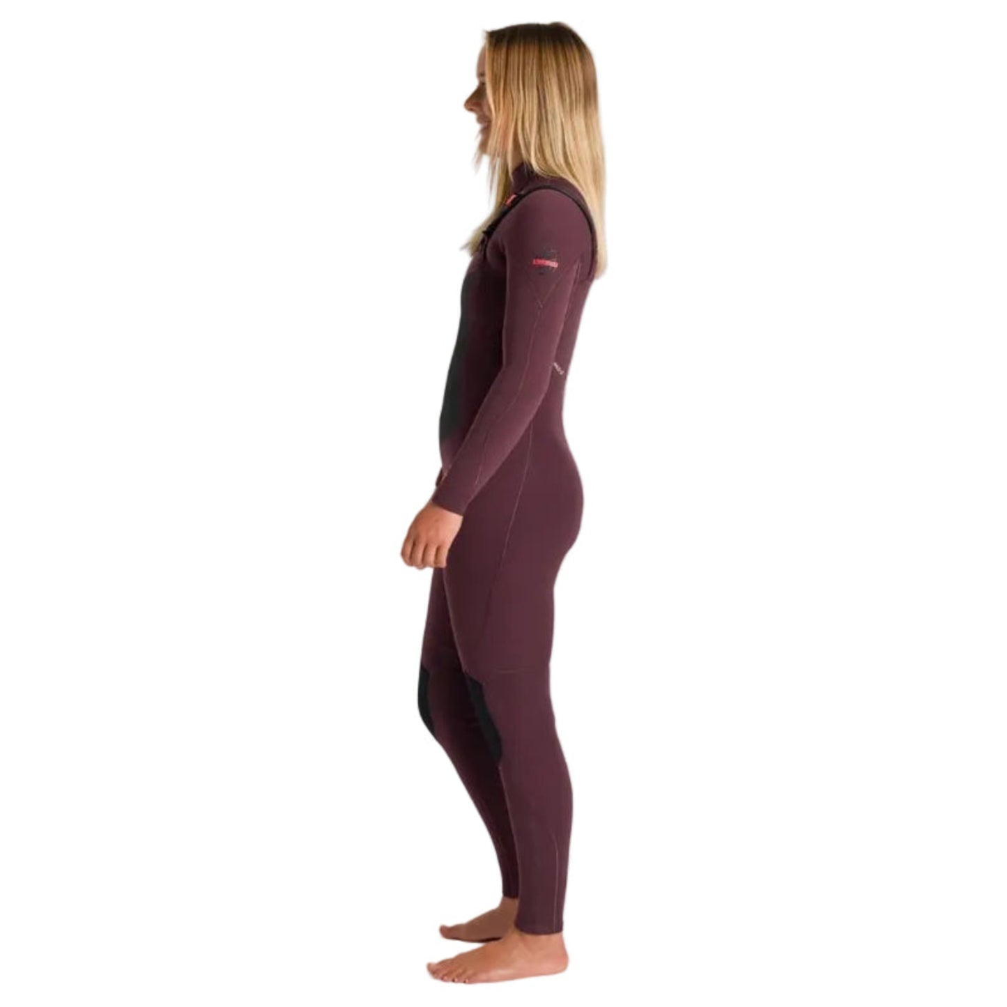 C-Skins NuWave ReWired 4/3mm Womens GBS Chest Zip Wetsuit in Rust