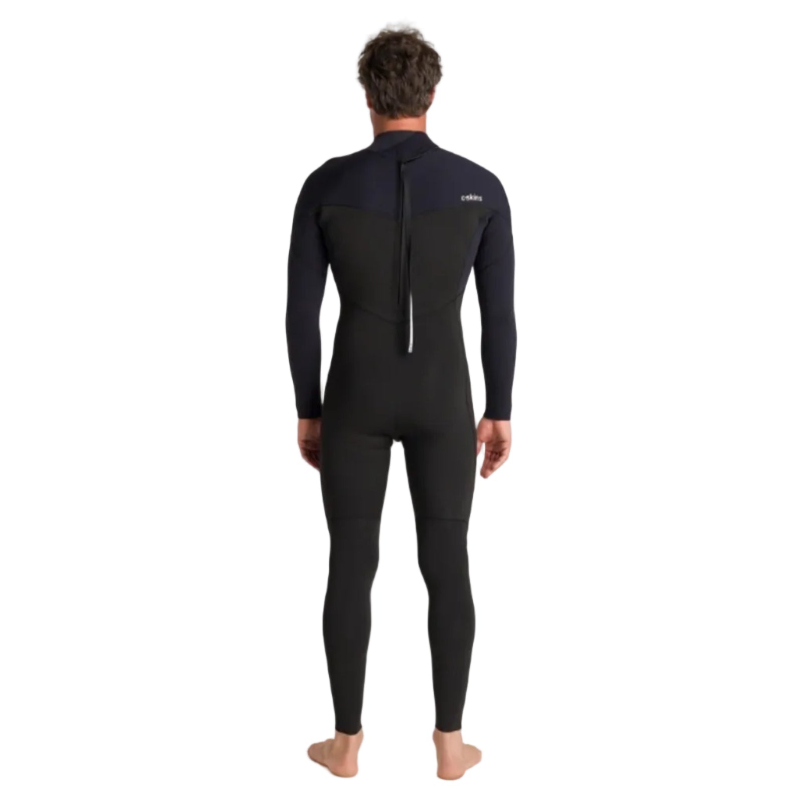 C-Skins NuWave Session 3/2mm Mens GBS Back Zip Wetsuit 2026 - Black / Warm Red