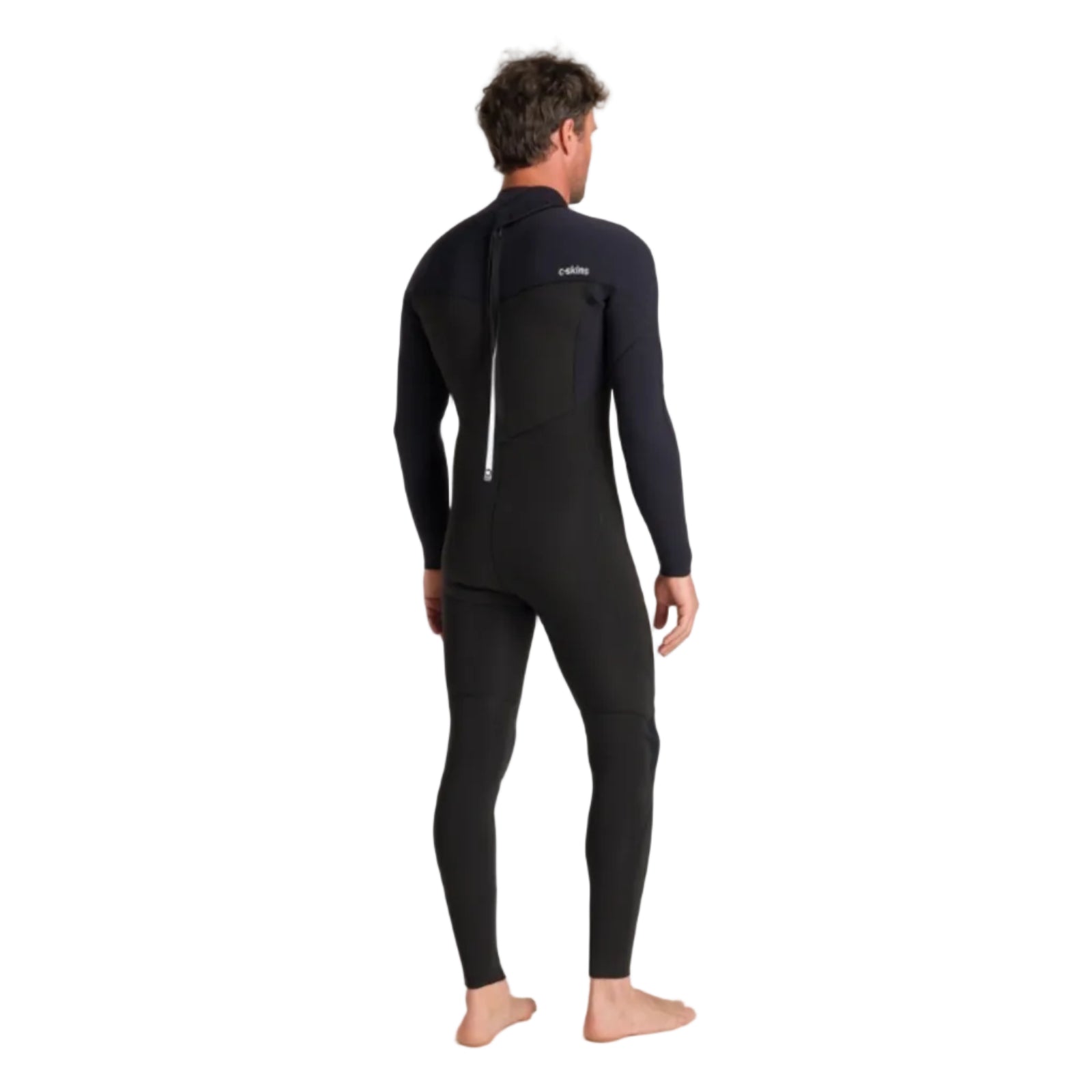 C-Skins NuWave Session 3/2mm Mens GBS Back Zip Wetsuit 2026 - Black / Warm Red