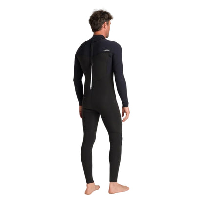 C-Skins NuWave Session 3/2mm Mens GBS Back Zip Wetsuit 2026 - Black / Warm Red