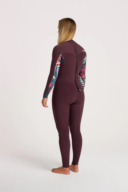 C-Skins NuWave Solace 3/2mm Womens GBS Back Zip Wetsuit 2025 - Rust