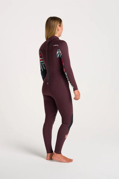 C-Skins NuWave Solace 3/2mm Womens GBS Back Zip Wetsuit 2025 - Rust