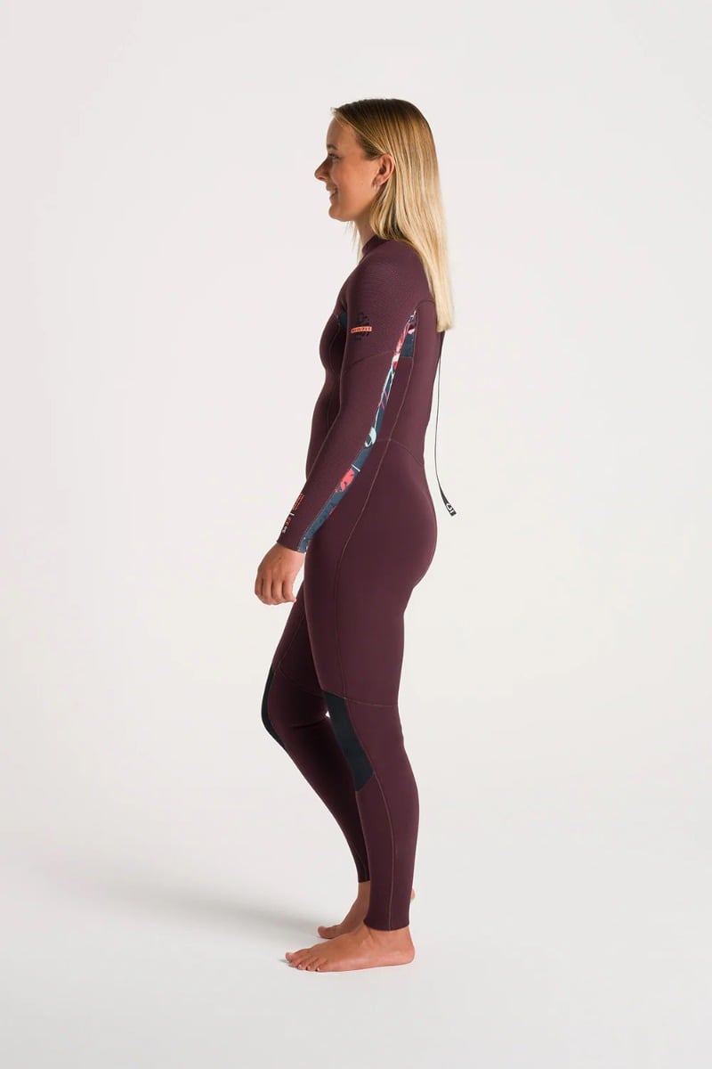 C-Skins NuWave Solace 3/2mm Womens GBS Back Zip Wetsuit 2025 - Rust