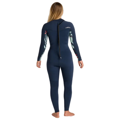 C-Skins NuWave Solace 4/3mm Womens GBS Back Zip Wetsuit 2026 - Bluestone