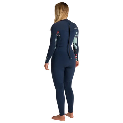 C-Skins NuWave Solace 4/3mm Womens GBS Back Zip Wetsuit 2026 - Bluestone