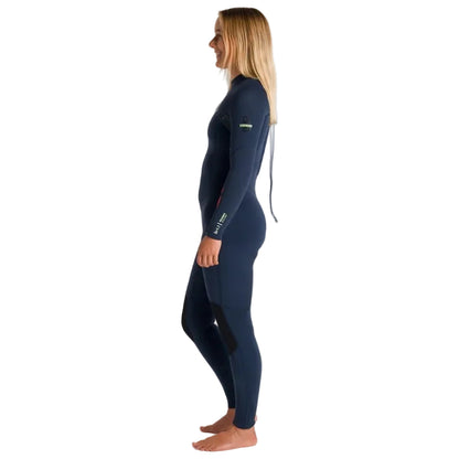 C-Skins NuWave Solace 4/3mm Womens GBS Back Zip Wetsuit 2026 - Bluestone