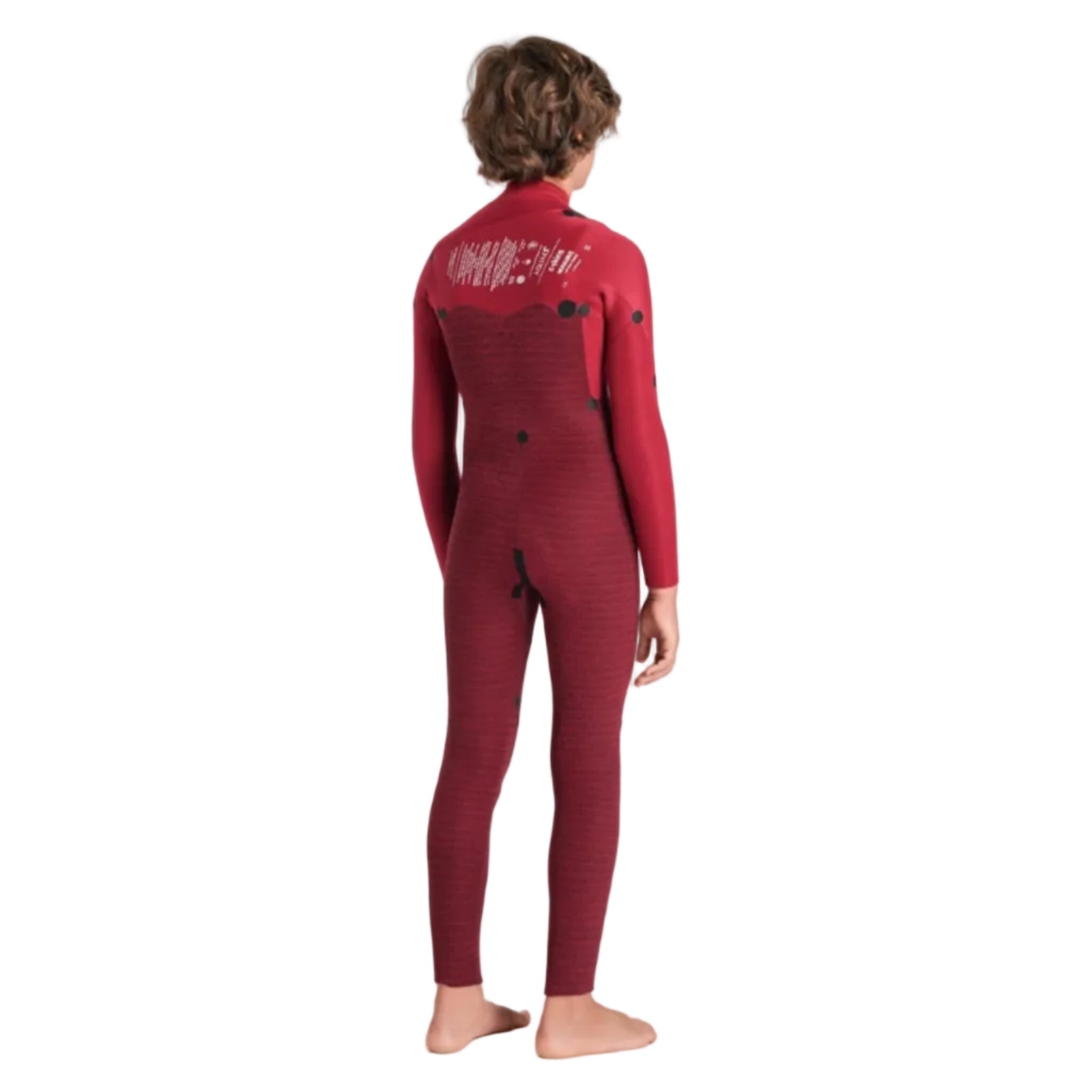 C-Skins NuWave Session 4/3mm Junior GBS Chest Zip Wetsuit 2026 - Bluestone/Steel Blue X/Lime