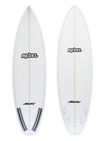 Rebel AP1000 Surfboard - White - Full View