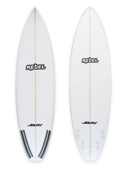 Rebel AP1000 Surfboard - White - Full View