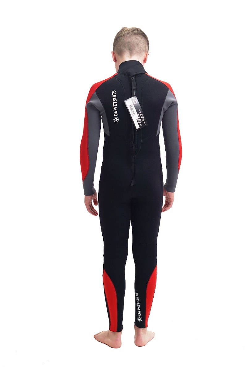 4mm Boys Back Zip Wetsuit