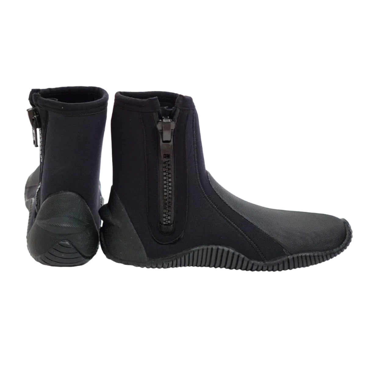 Outdoor Adventure 5mm Zipped Wetsuit Boots - Black