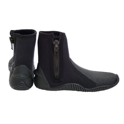 Outdoor Adventure 5mm Zipped Wetsuit Boots - Black