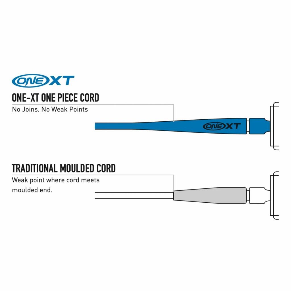 Ocean & Earth 9ft One-XT Longboard Knee Comp leash swivels