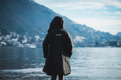 Orca Thermal Parka Changing Robe - Black