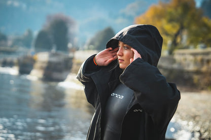 Orca Thermal Parka Changing Robe - Black