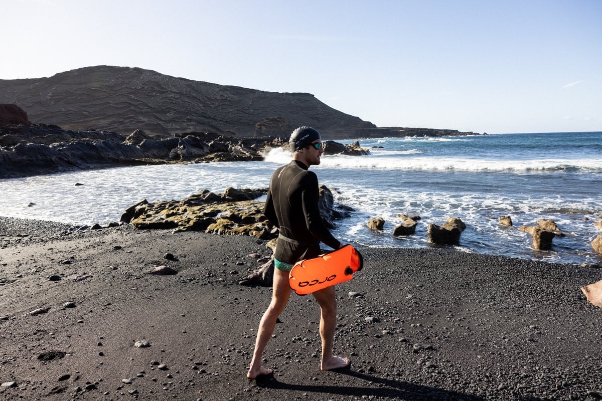 Orca Base Layer Men's Long Sleeve Rash Vest - Black