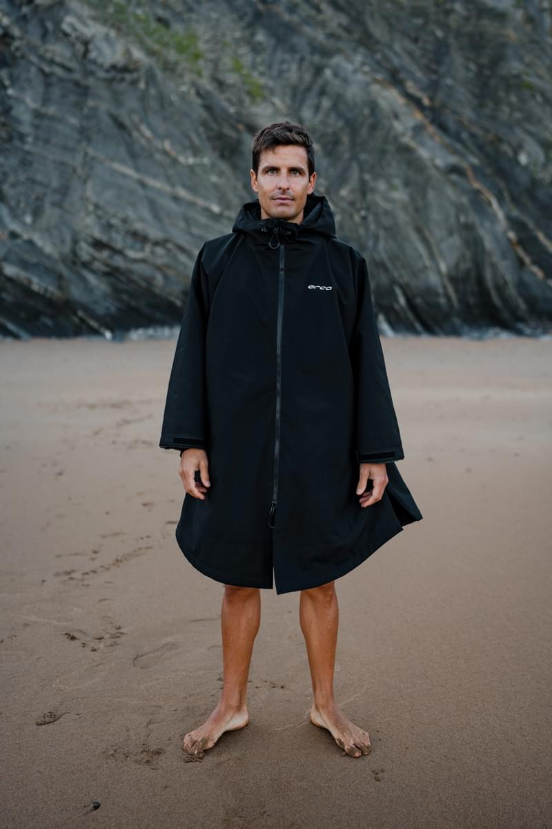 Orca Thermal Parka Changing Robe - Black
