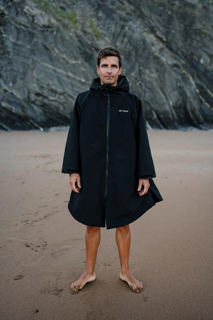 Orca Thermal Parka Changing Robe - Black