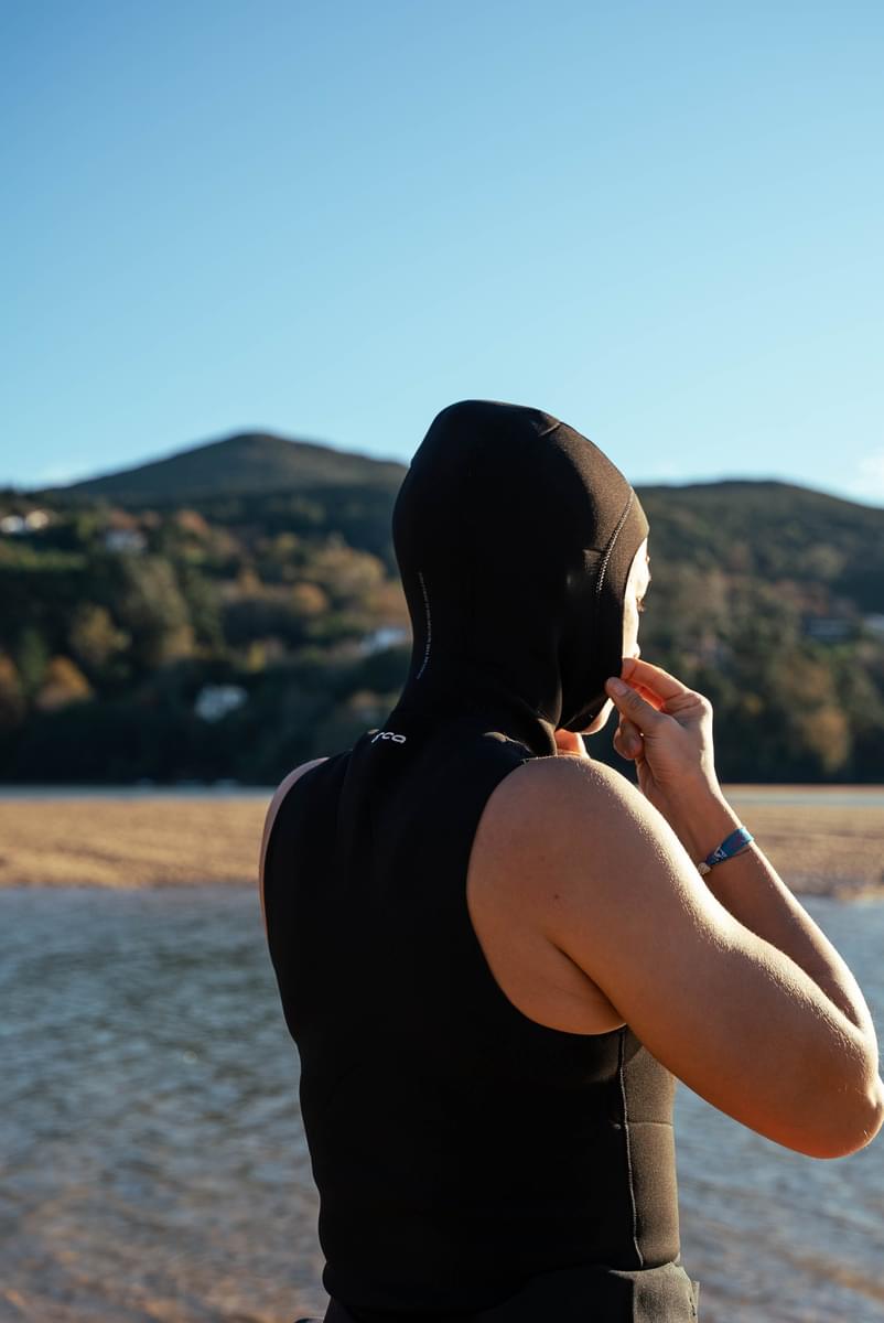 Orca Heatseeker Vest with Hood 3mm - Black