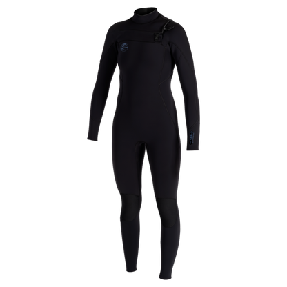 O'Neill Womens O'Riginal RG8 4/3mm Chest Zip Wetsuit in Black