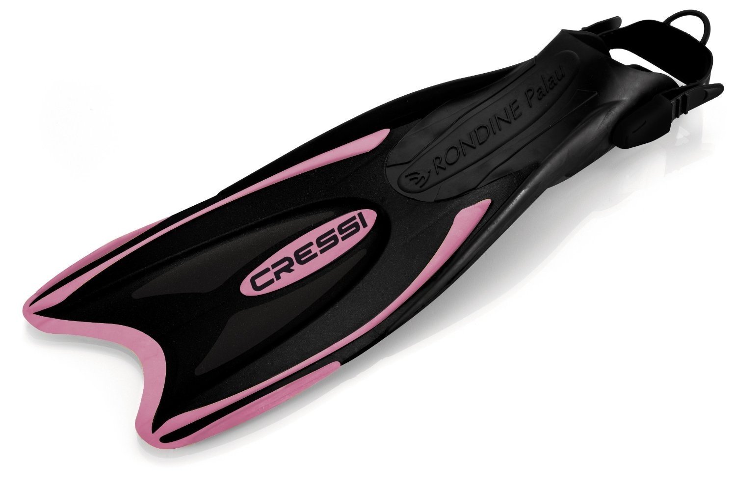 Cressi Palalu Dive Fins - Black/Pink - Front